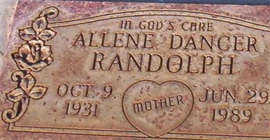 Allene Dancer Randolph Allene Dancer Randolph