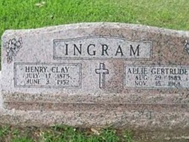 Allie Gertrude Barnes Ingram Allie Gertrude Barnes Ingram