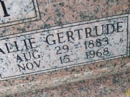 Allie Gertrude Barnes Ingram Allie Gertrude Barnes Ingram