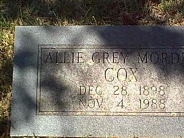 Allie Grey Morden Cox Allie Grey Morden Cox