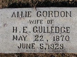 Allie Luticia Gordon Gulledge