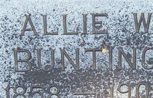 Allie W. Bunting