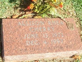 Allison Rhea Cherry Allison Rhea Cherry