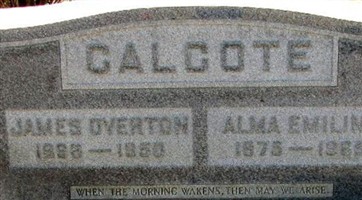 Alma Emiline Calcote Alma Emiline Calcote
