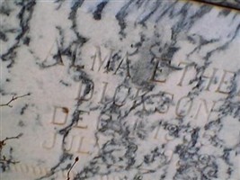 Alma Ethel Burnett Dickson Alma Ethel Burnett Dickson