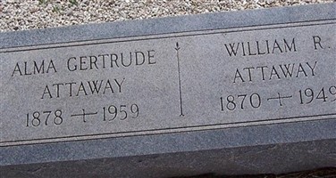 Alma Gertrude Attaway Alma Gertrude Attaway