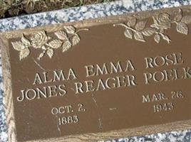 Alma Emma (Rose) Jones Reager Poelke