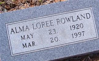Alma Loree Rowland