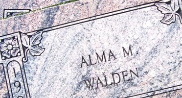 Alma M Waggoner Walden