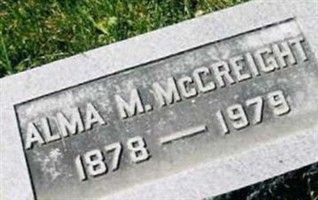 Alma McClure McCreight Alma McClure McCreight
