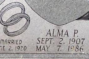 Alma P. Harrison Alma P. Harrison