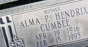 Alma Pittman Hendrix Cumbee