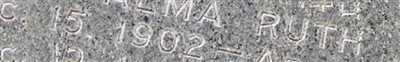 Alma Ruth Graf Alma Ruth Graf