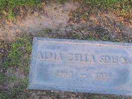 Alma Zella Simson