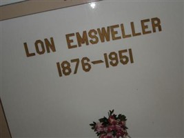 Alonzo "Lon" Emsweller Alonzo "Lon" Emsweller