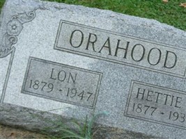 Alonzo "Lon" Orahood Alonzo "Lon" Orahood