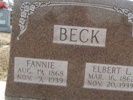 Alpha Adela "Fannie" Gray Beck