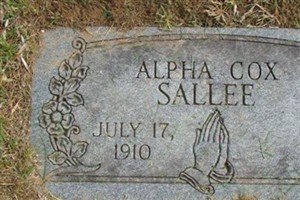 Alpha Cox Sallee Alpha Cox Sallee