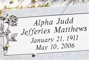 Alpha Judd Jefferies Matthews