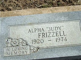 Alpha "Judy" Frizzell