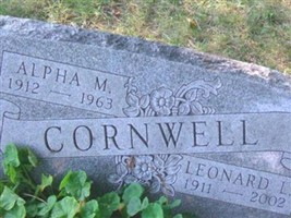Alpha Maude Goss Cornwell Alpha Maude Goss Cornwell