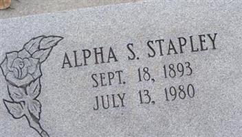 Alpha S Stapley