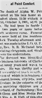 Alpheus W Pritchard, Sr