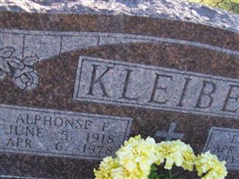 Alphonse F Kleiber Alphonse F Kleiber