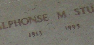 Alphonse M. Stump Alphonse M. Stump