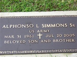 Alphonso L Simmons, Sr Alphonso L Simmons, Sr