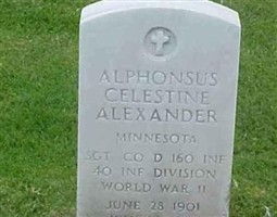Alphonsus Celestine Alexander Alphonsus Celestine Alexander