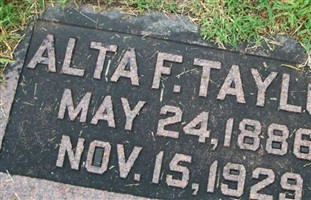 Alta F. Taylor Alta F. Taylor