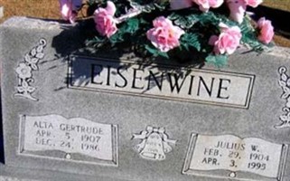 Alta Gertrude Dilworth Eisenwine Alta Gertrude Dilworth Eisenwine