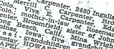 Alta M. Carpenter