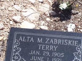 Alta M Zabriskie Terry Alta M Zabriskie Terry