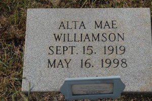 Alta Mae Williamson Alta Mae Williamson
