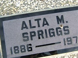 Alta May Hanks Spriggs Alta May Hanks Spriggs