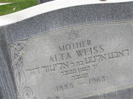 Alta Weiss Alta Weiss