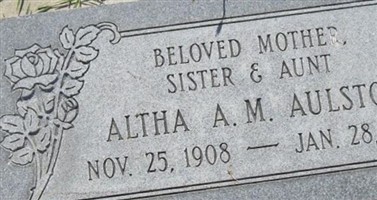 Altha Ann M. Aulston