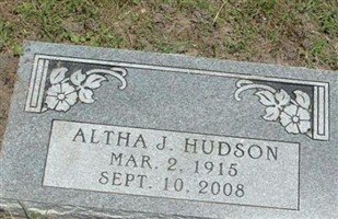 Altha J Hudson Altha J Hudson