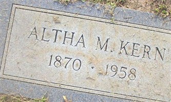 Altha M Kern