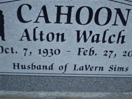 Alton Walch Cahoon Alton Walch Cahoon