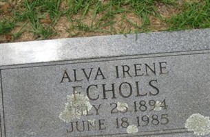 Alva Irene Echols Alva Irene Echols