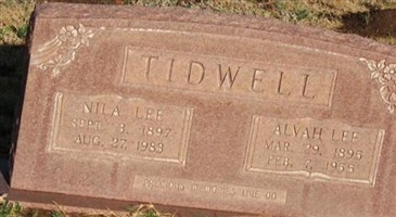 Alvah Lee Tidwell