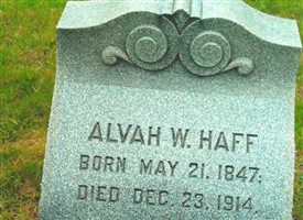 Alvah W Haff