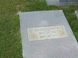 Alverta Padgett Odum Alverta Padgett Odum