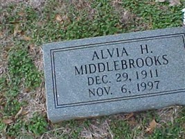 Alvia H. Middlebrooks
