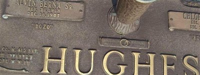 Alvin Berna "Bozo" Hughes, Sr Alvin Berna "Bozo" Hughes, Sr