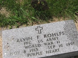 Alvin F Rohlfs Alvin F Rohlfs