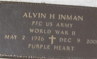Alvin H Inman Alvin H Inman